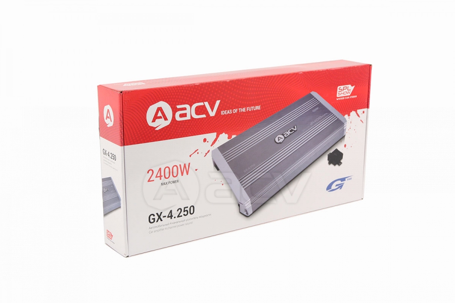 картинка Усилитель 4-х канальный ACV GX-4.250 купить в магазине CAROBASS