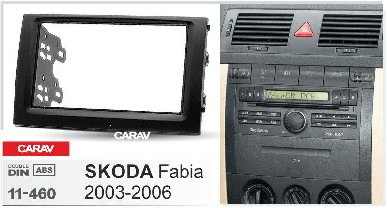 картинка Рамка для а/м SKODA 11-460 купить в магазине CAROBASS