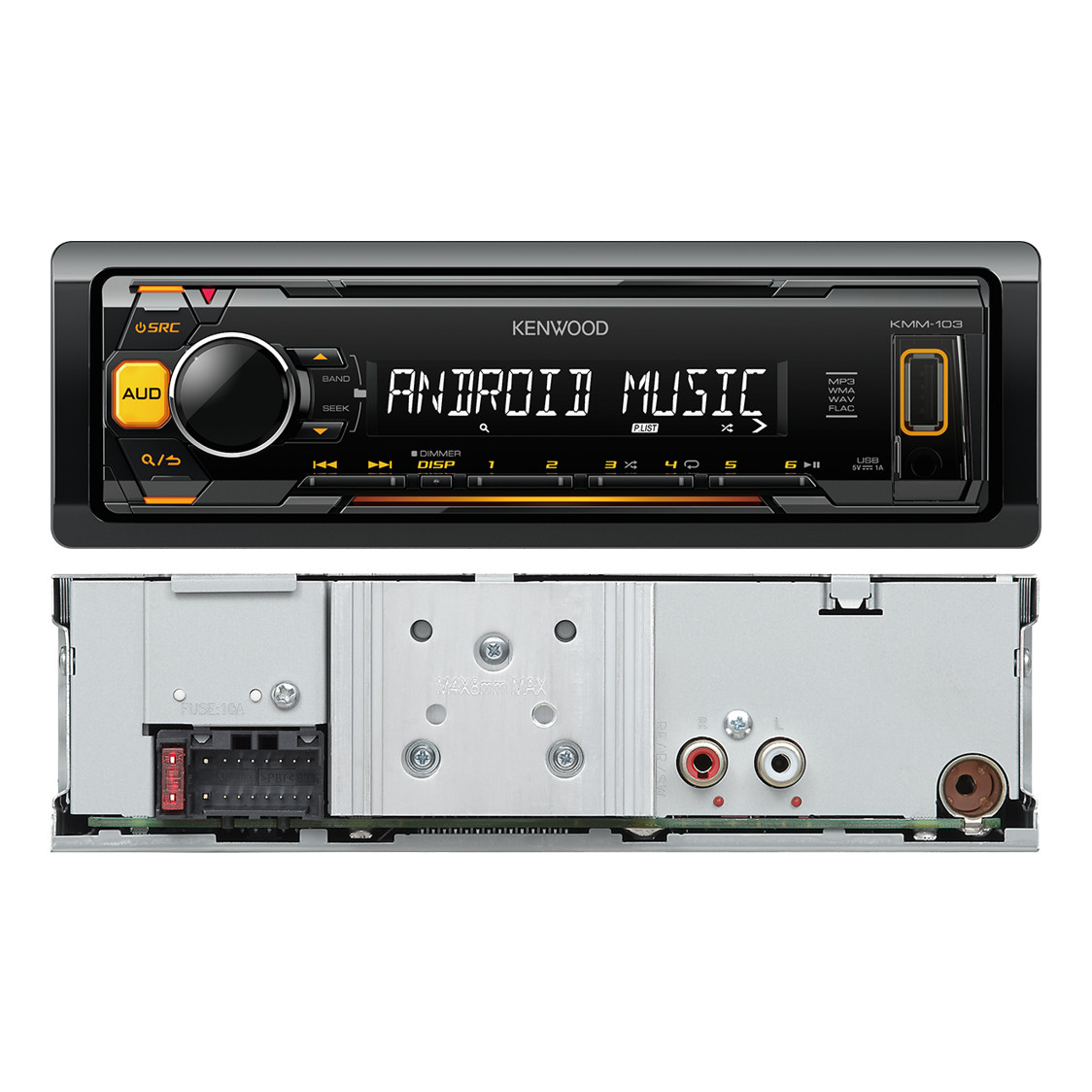 картинка Автомагнитола KENWOOD KMM-103AY купить в магазине CAROBASS