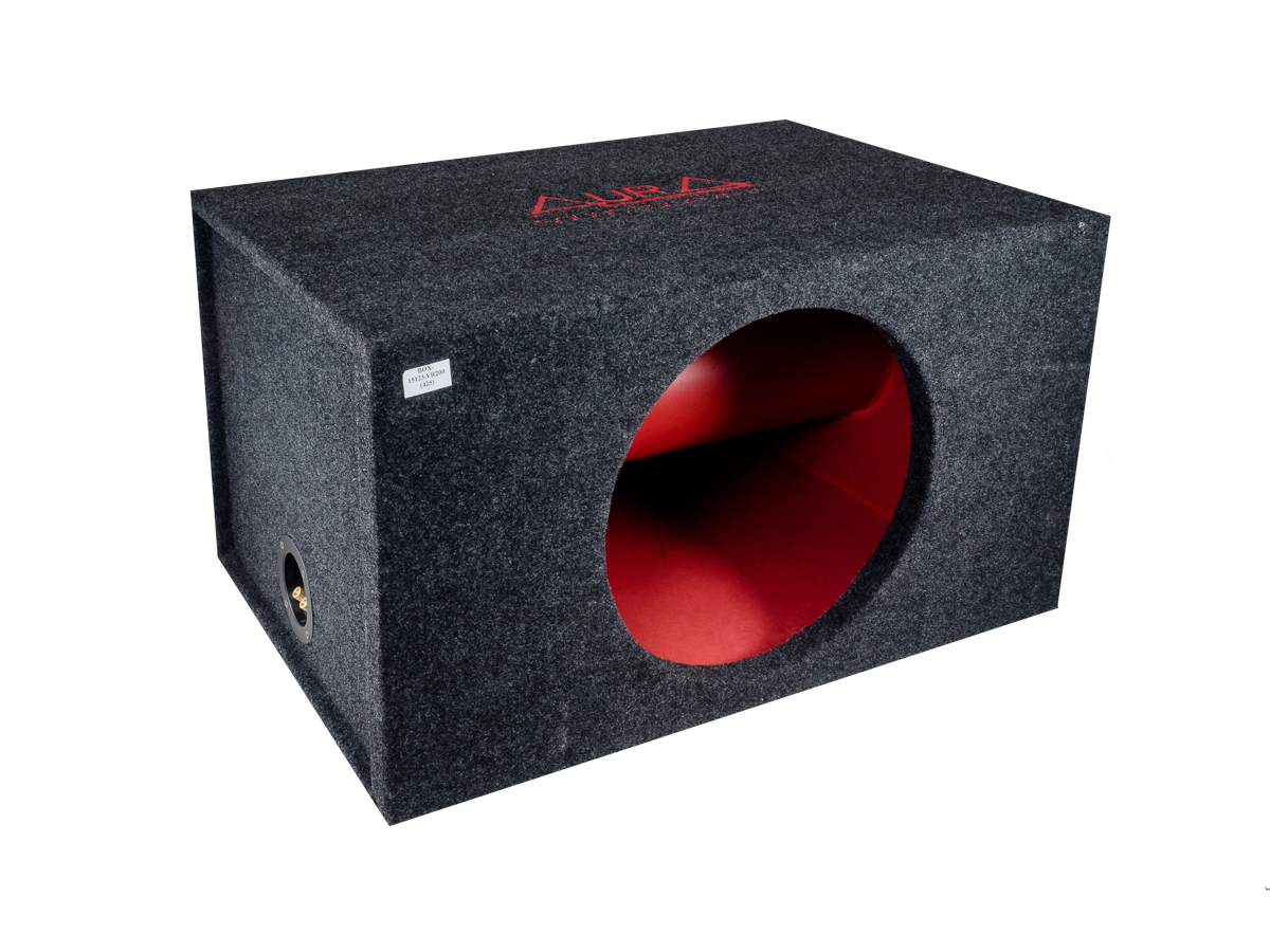 картинка Короб 15" Труба ДСП Карпет AURA BOX-15-90-T купить в магазине CAROBASS