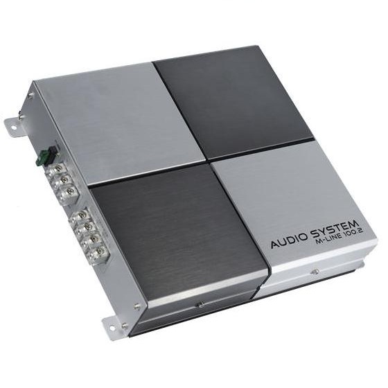 картинка Усилитель 2-х канальный AUDIO SYSTEM M-LINE 100.2 купить в магазине CAROBASS