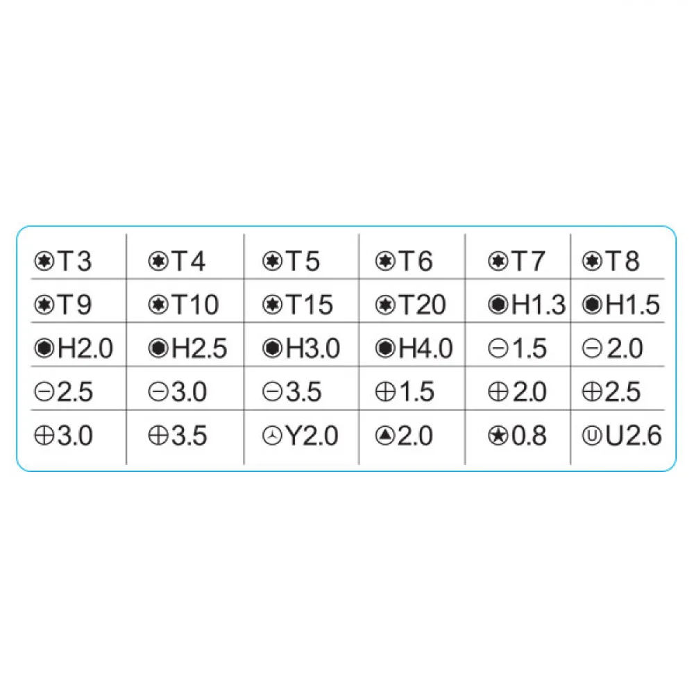 картинка Набор магнитных отверток PERFEO 33 в 1 (PF_A4872) купить в магазине CAROBASS