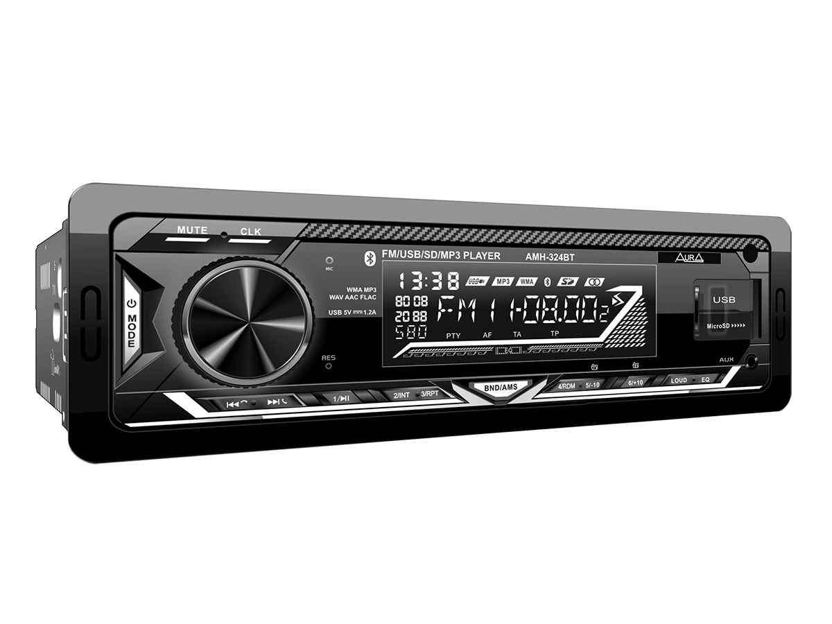 картинка Автомагнитола AURA AMH-324BT (24v) купить в магазине CAROBASS