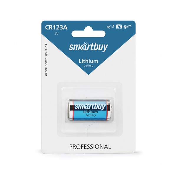 картинка Элементы питания Smartbuy CR123A/1B купить в магазине CAROBASS