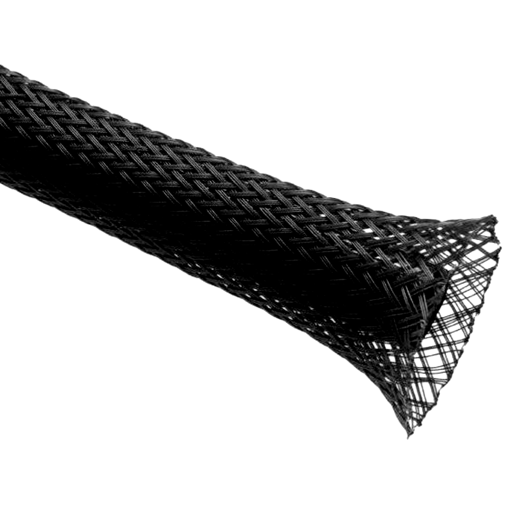 картинка Оплетка для кабеля "Змеиная кожа" TITAN SS-10.10 Black купить в магазине CAROBASS