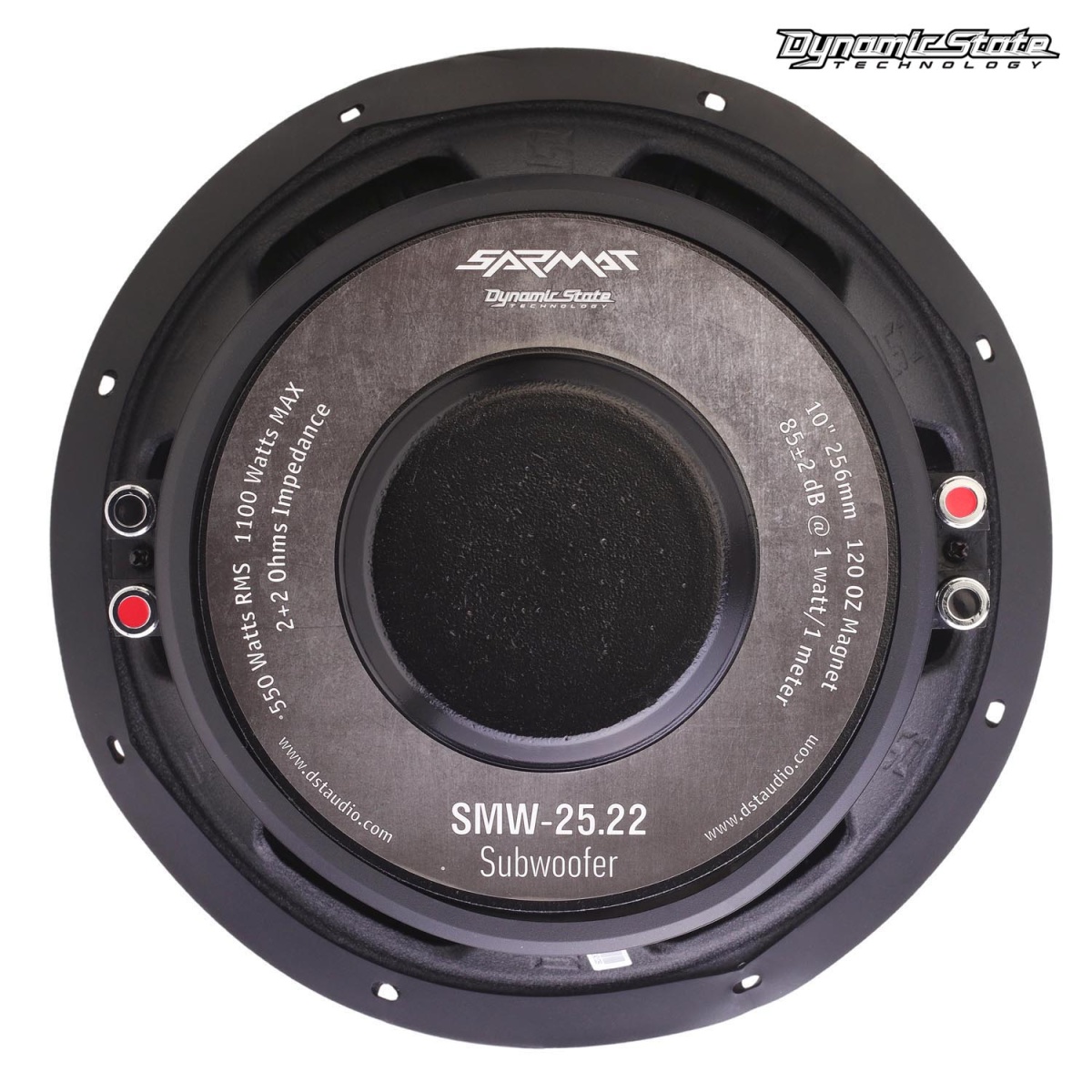 картинка Сабвуфер 10" DYNAMIC STATE SARMAT SMW-25.22 купить в магазине CAROBASS
