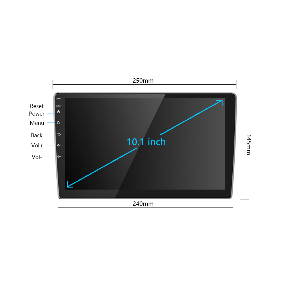 картинка Автомагнитола 10" OEM GT10 2/32 GB купить в магазине CAROBASS