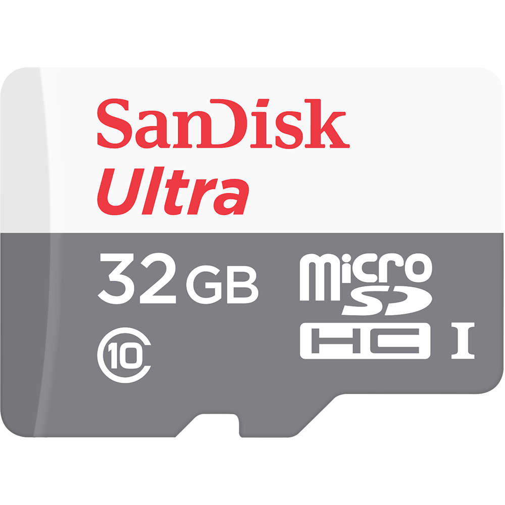 картинка Карта памяти MicroSDHC 32Gb SanDisk C10 (с адаптером) SDSQUNS-032G-GN3MA SDSQUNS-032G-GN3MA купить в магазине CAROBASS