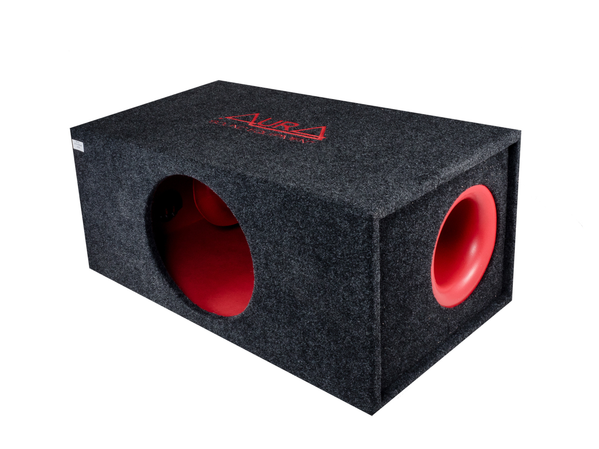 картинка Короб 12" Труба ДСП Карпет AURA BOX-1270.TR купить в магазине CAROBASS