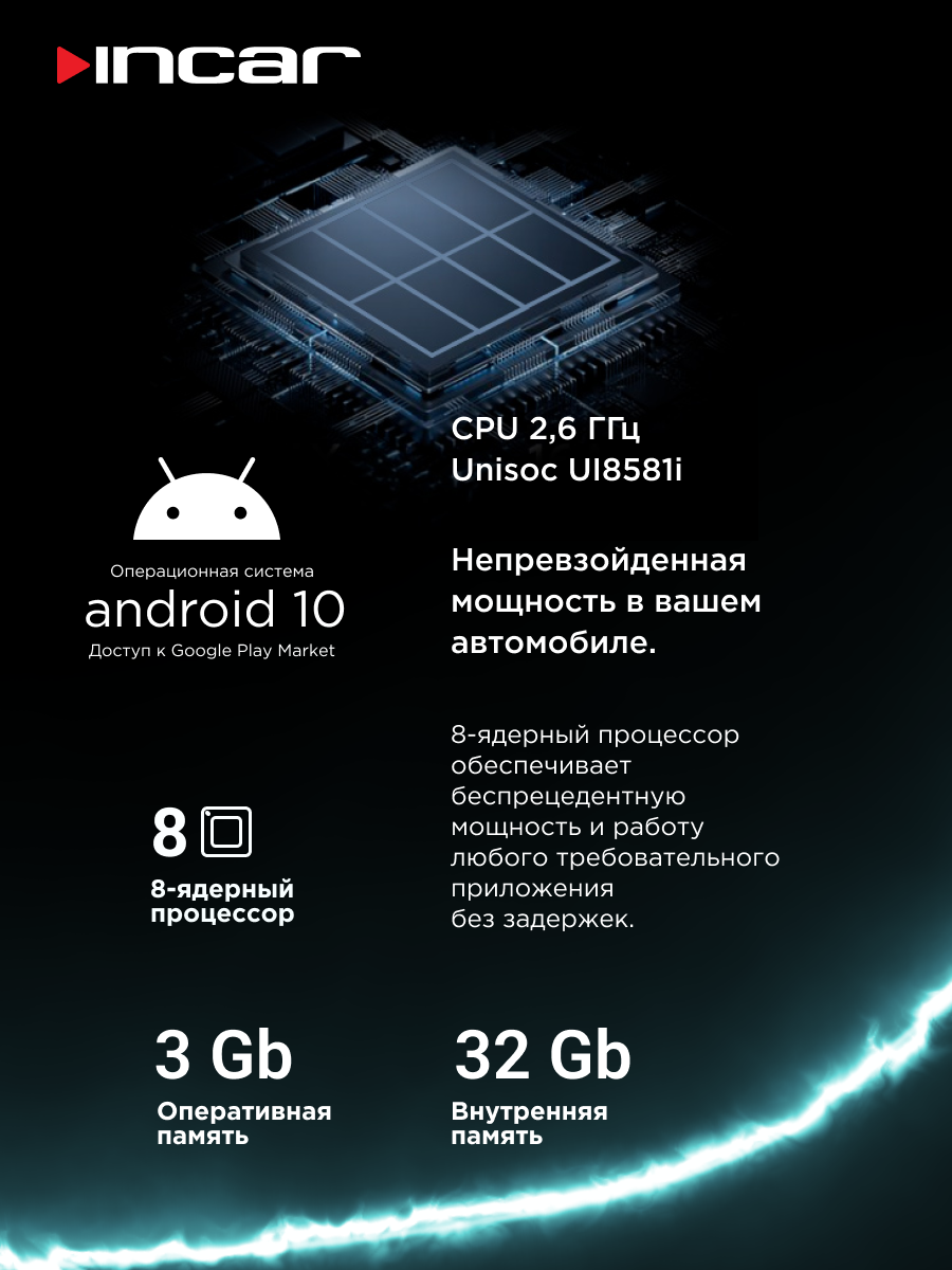 картинка Автомагнитола 9" INCAR TMX2-7709-3 3/32GB 2K 4G купить в магазине CAROBASS