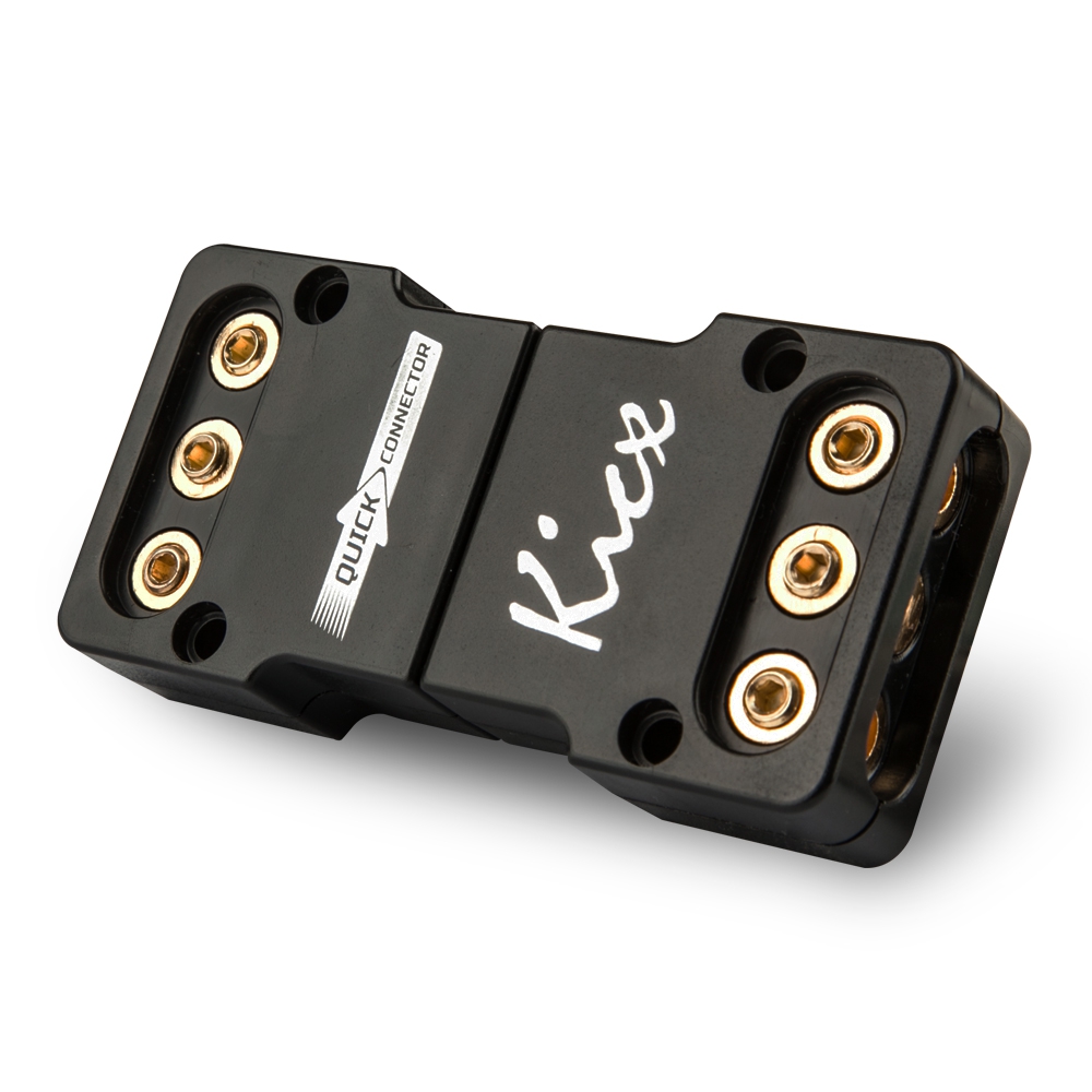 картинка Коннектор быстросъёмный KICX для усилителя Quick Connector купить в магазине CAROBASS