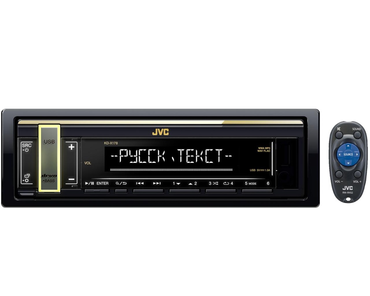 картинка Автомагнитола JVC KD-X178 купить в магазине CAROBASS