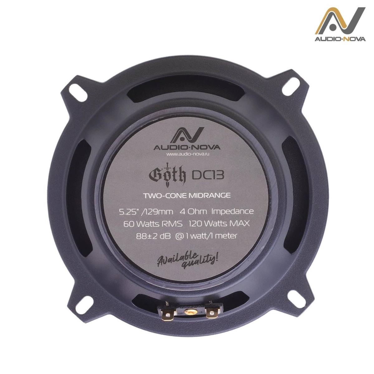 картинка AC 5.25" широкополосная AUDIO NOVA GOTH DC13 купить в магазине CAROBASS