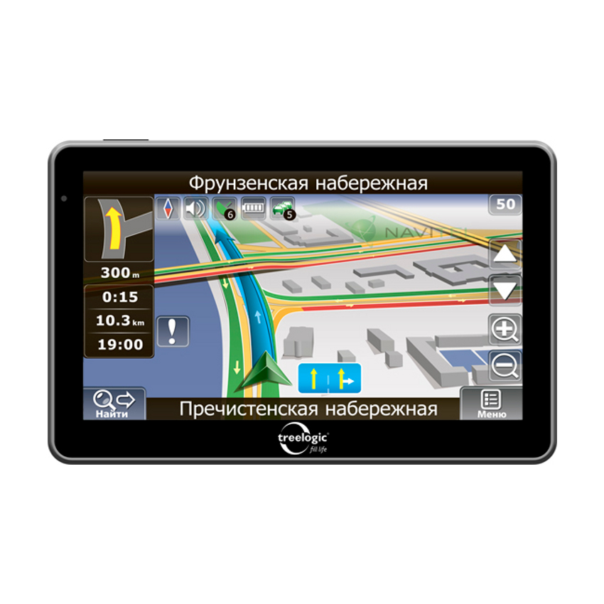 картинка GPS-навигатор TREELOGIC 5″ TL-5010BGF AV купить в магазине CAROBASS