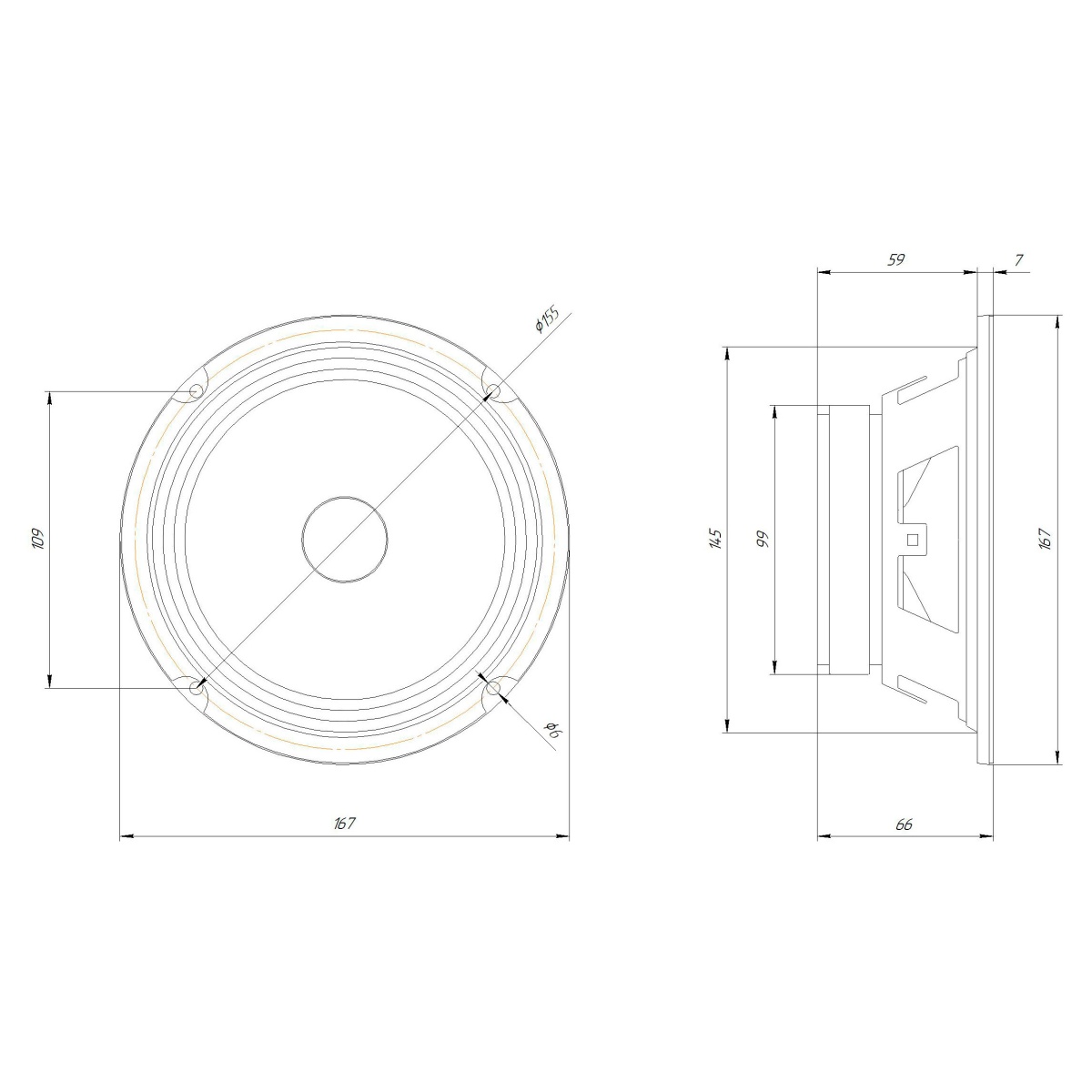 картинка AC 6.5" эстрадная ORIS LS-6512 купить в магазине CAROBASS