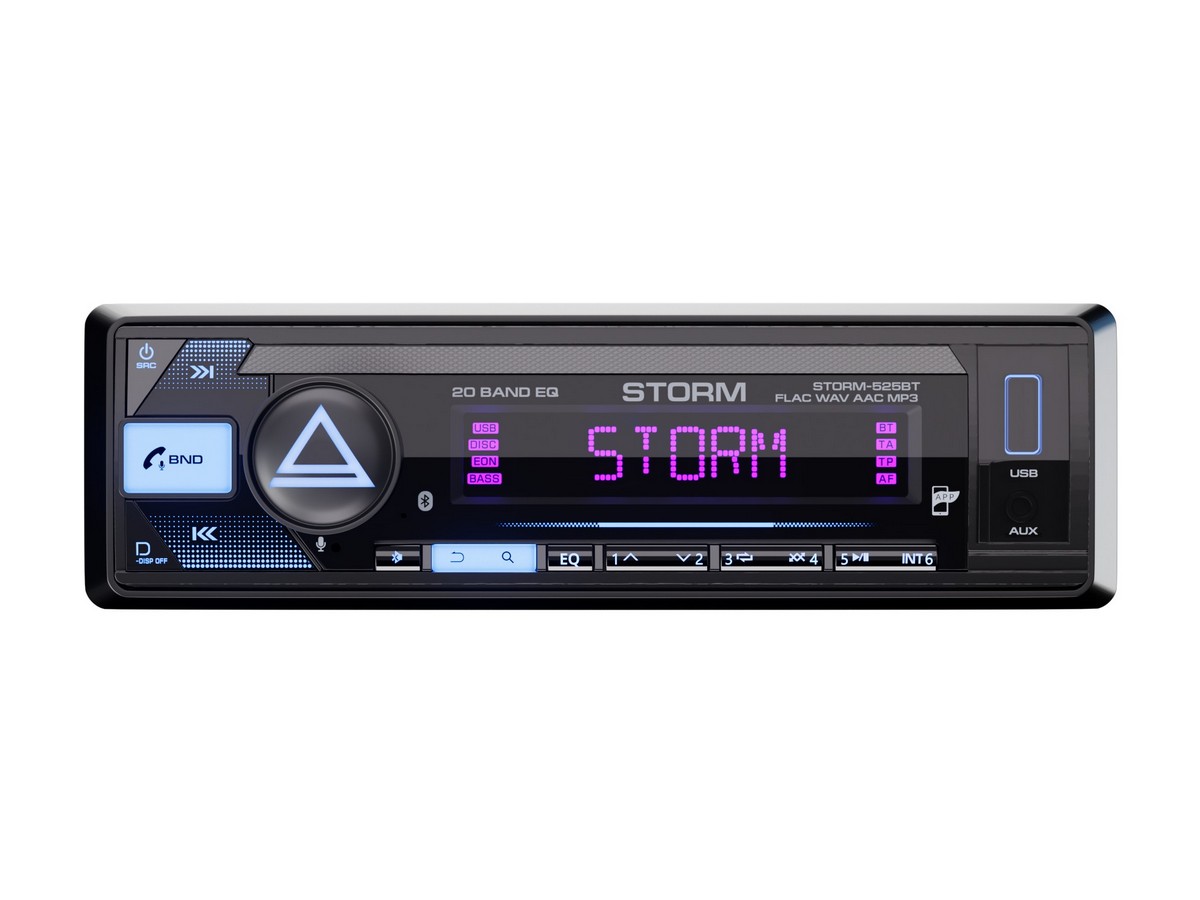 картинка Автомагнитола AURA STORM-525BT купить в магазине CAROBASS