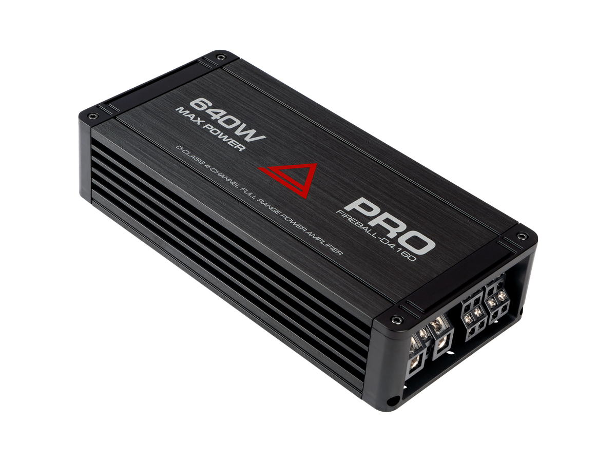 картинка Усилитель 4-х канальный AURA FIREBALL-D4.160 PRO купить в магазине CAROBASS