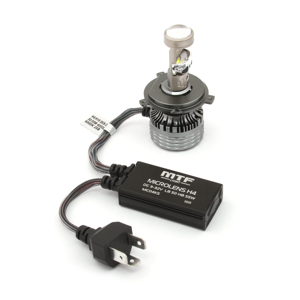 картинка Линзы LED MTF LIGHT MicroLENS H4/H19 MC04K5 купить в магазине CAROBASS