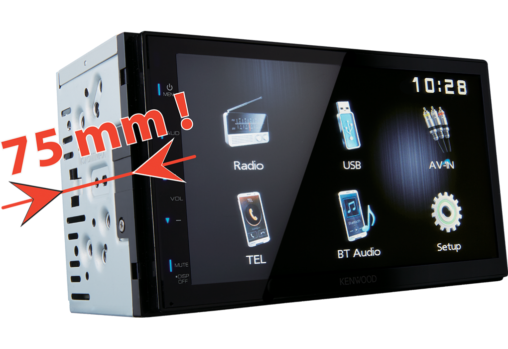 картинка Автомагнитола KENWOOD DMX110BT купить в магазине CAROBASS