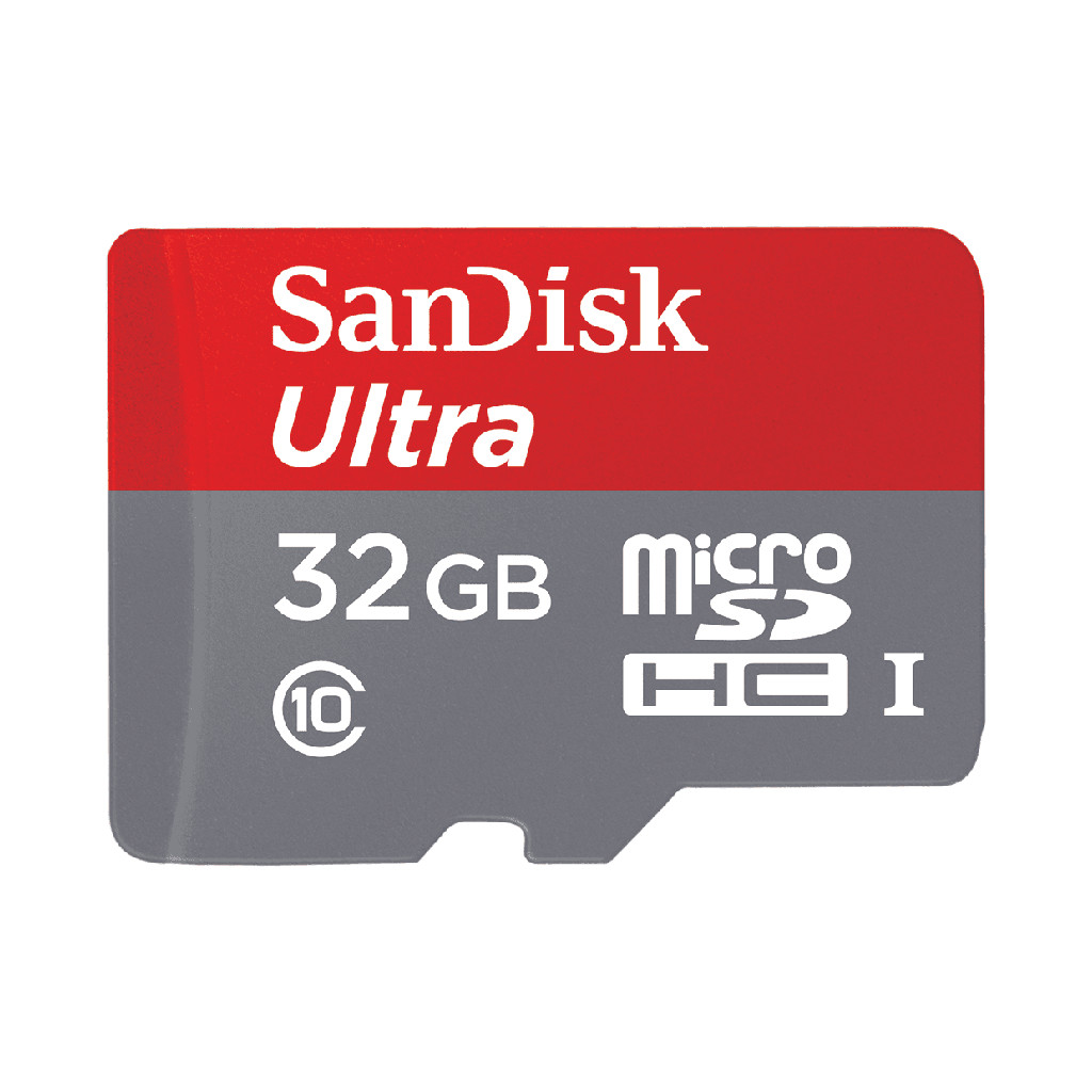 картинка Карта памяти MicroSDHC 32Gb SanDisk C10 (без адаптера) SDSQUNS-032G-GN3MN купить в магазине CAROBASS
