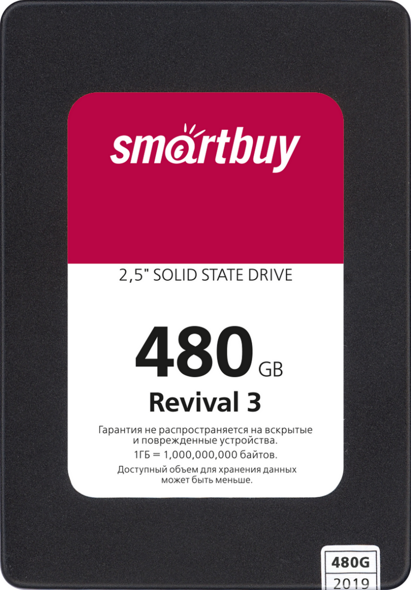 картинка SSD Накопитель Smartbuy Revival 3 480 ГБ 2.5" купить в магазине CAROBASS