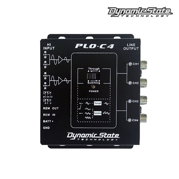 картинка Преобразователь уровня сигнала DYNAMIC STATE PLO-C4 PRO купить в магазине CAROBASS