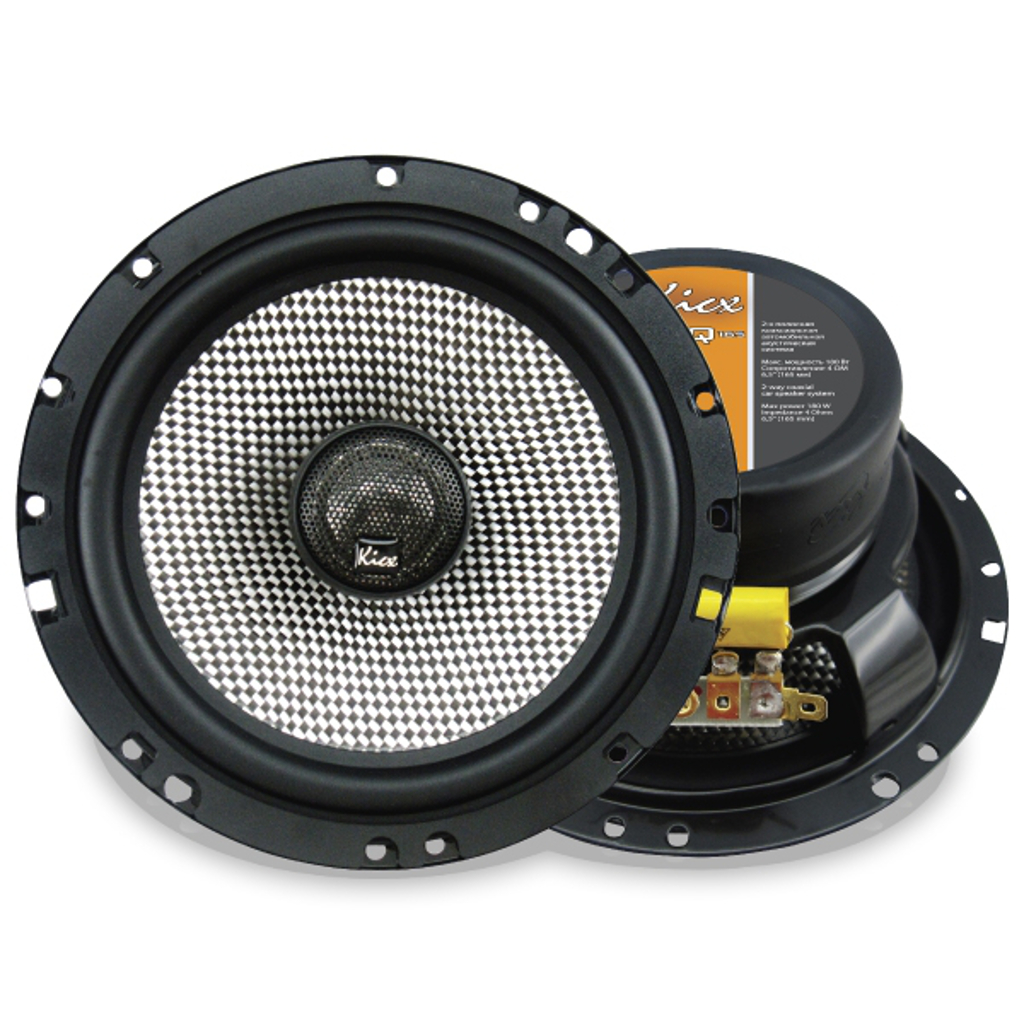 картинка AC 6.5″ коаксиальная KICX GFQ 165 купить в магазине CAROBASS