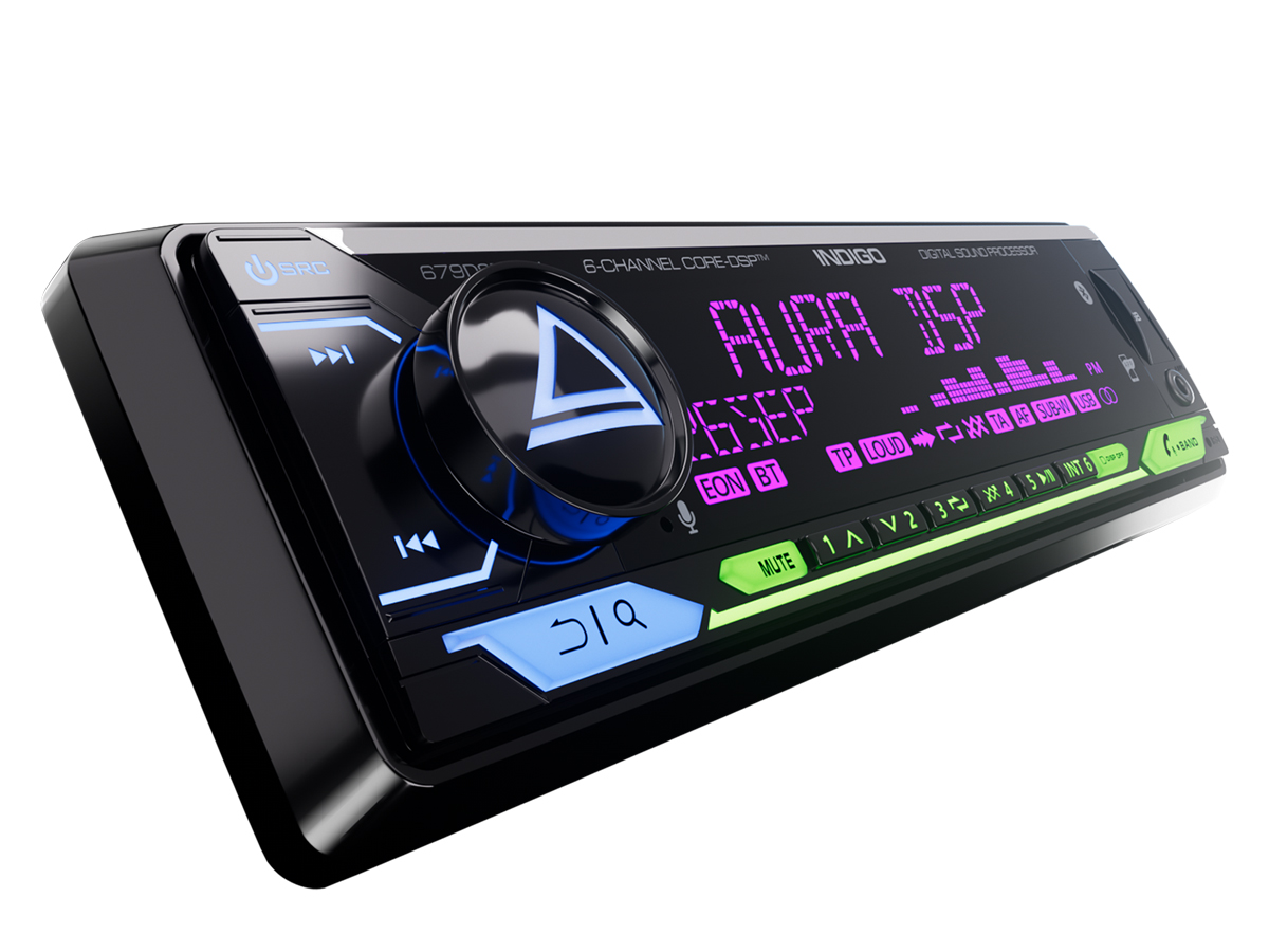 картинка Автомагнитола AURA INDIGO-679DSP MkII купить в магазине CAROBASS