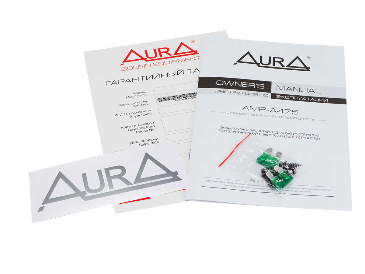 картинка Усилитель 4-х канальный AURA AMP-A475 купить в магазине CAROBASS
