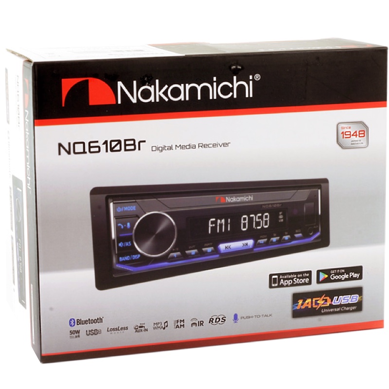 картинка Автомагнитола Nakamichi NQ610BR купить в магазине CAROBASS