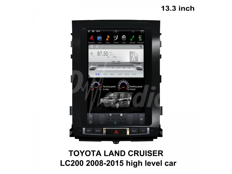 картинка ШГУ Toyota LC200 (2008-15) D-audio High Tesla Style TC381 купить в магазине CAROBASS